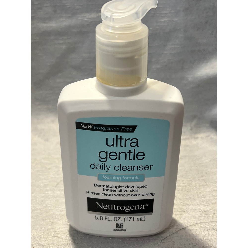 Neutrogena Ultra Gentle Daily Cleanser Foaming Formula Fragrance Free 5.8 fl oz